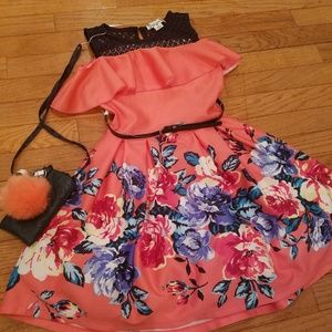 Dressy Dress with cell phone bag
